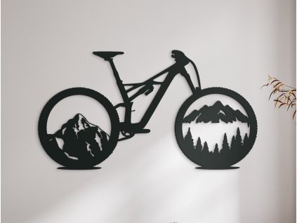 Holzsticker MOUNTAINBIKE