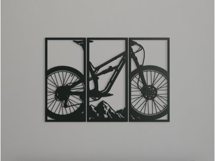 3-teiliges Bild FAHRRAD