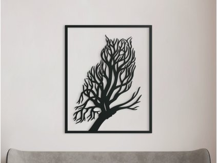 Holzbild EULE UND BAUM