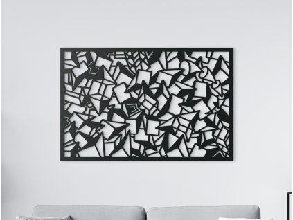 Holzbild POLYGONALIE