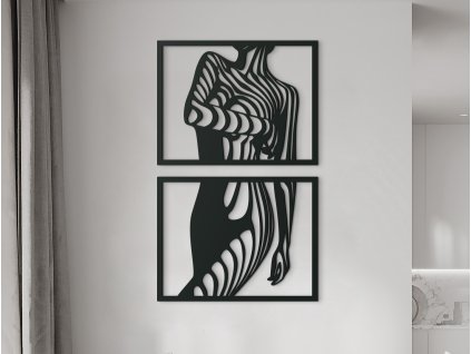 2-teiliges Bild ANMUT DER FRAU