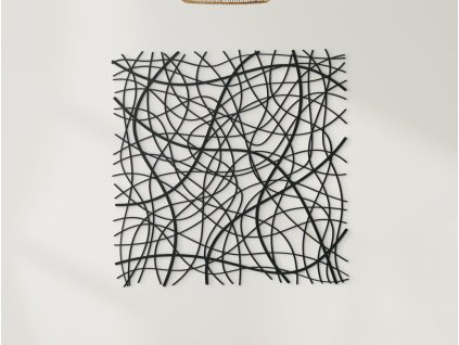 Abstraktes Wandbild VERFLECHTUNGEN