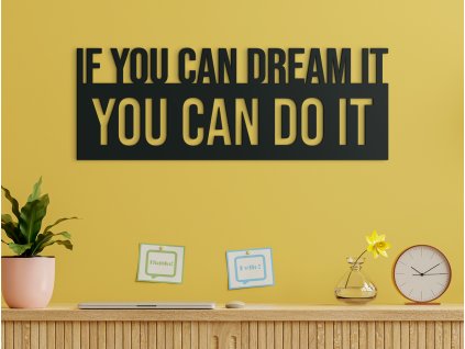 Motivationszitat You can do it