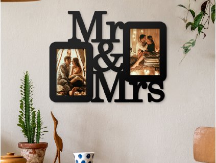 Fotorahmen für die Wand Herr & Frau