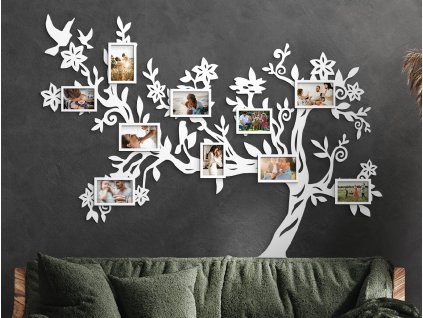 55233 holzbaum mit fotorahmen