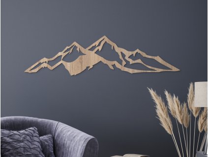 Ausgeschnittenes minimalistisches Bild GIPFEL