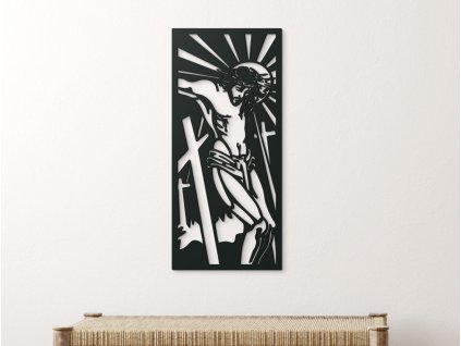 55608 wandbild jesus am kreuz