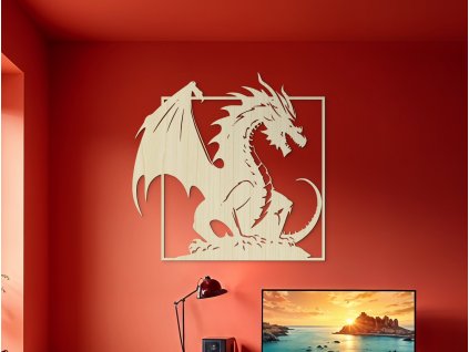 Wandbild GROSSER CHINESISCHER DRACHE