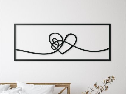 Wandbild HERZ IM RAHMEN