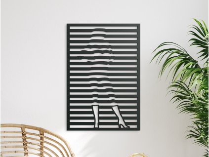 Minimalistisches Bild FRAUENSILHOUETTE