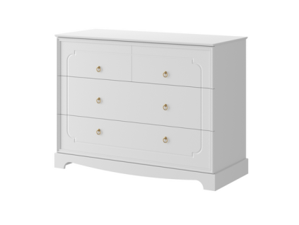 66720 1 eng pm royal timeless white 4 drawer chest 1145 2