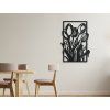 Holzbild TULPEN (Bildabmessungen 22,5 x 31,5 cm, Bildfarbe Grau)