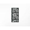 Modernes Wandbild BLÜHENDE BLUMEN (Bildabmessungen 31,5 x 15,5 cm, Bildfarbe Grau)