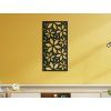 Modernes Wandbild BLÜHENDE BLUMEN (Bildabmessungen 31,5 x 15,5 cm, Bildfarbe Grau)