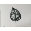 Holzbild BAUM IM BLATT (Bildabmessungen 44,5 x 31 cm, Bildfarbe Grau)