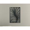 Modernes Bild BLATT (Bildabmessungen 31,5 x 21 cm, Bildfarbe Grau)