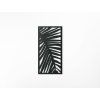 Modernes Bild PALMENBLATT (Bildabmessungen 31 x 15,5 cm, Bildfarbe Grau)