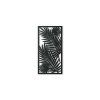 Holzbild PALMENBLÄTTER (Bildabmessungen 31,5 x 16 cm, Bildfarbe Grau)