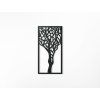 Holzbild BAUM (Bildabmessungen 31,5 x 16 cm, Bildfarbe Grau)