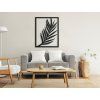 Wandbild WEHENDES BLATT (Bildabmessungen 29,5 x 23 cm, Bildfarbe Grau)