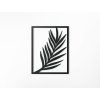 Wandbild WEHENDES BLATT (Bildabmessungen 29,5 x 23 cm, Bildfarbe Grau)