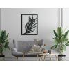 Wandbild WEHENDES BLATT (Bildabmessungen 29,5 x 23 cm, Bildfarbe Grau)