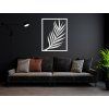 Wandbild WEHENDES BLATT (Bildabmessungen 29,5 x 23 cm, Bildfarbe Grau)