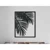 3D-Wandbild PALME (Bildabmessungen 28 x 22,5 cm, Bildfarbe Grau)