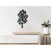 Holzsticker BAUM IM HERBST (Bildabmessungen 31,5 x 18 cm, Bildfarbe Grau)
