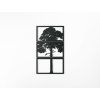 Mehrteiliges Bild BAUM AUF EINER WIESE (Bildabmessungen 45,5 x 26 cm, Bildfarbe Grau)