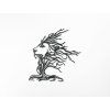 Holzsticker LÖWE (Bildabmessungen 89 x 88,5 cm, Bildfarbe Grau)