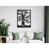 Holzbild APFELBAUM (Bildabmessungen 42,5 x 32,5 cm, Bildfarbe Grau)