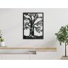Holzbild APFELBAUM (Bildabmessungen 42,5 x 32,5 cm, Bildfarbe Grau)