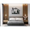 Holzsticker Bethlehem (Bildabmessungen 32,5 x 42,5 cm, Bildfarbe Grau)