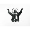 Wandsticker CHRISTUS (Bildabmessungen 79 x 89 cm, Bildfarbe Grau)