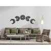 Holzsticker MOND (Bildabmessungen 65 x 186 cm, Bildfarbe Grau)