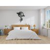 Holzsticker SATURN (Bildabmessungen 43,5 x 32,5 cm, Bildfarbe Grau)