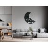 Holzdekoration Mond und Sterne