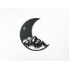 Holzdekoration Mond und Sterne