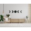 53364 3 holzsticker fur die wand mond