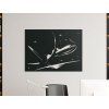 Holzbild RAUMSCHIFF (Bildabmessungen 23,5 x 31,5 cm, Bildfarbe Grau)