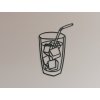 53463 holzsticker eisgekuhltes getrank mit trinkhalm