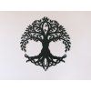Holzsticker LEBENSBAUM UNSTERBLICHKEIT (Bildabmessungen 89 x 82,5 cm, Bildfarbe Grau)