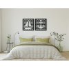 2-teiliges Wandbild ANKER MIT BOOT