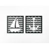 2-teiliges Wandbild ANKER MIT BOOT