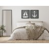 2-teiliges Wandbild ANKER MIT BOOT