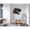Kindersticker T-REX (Bildabmessungen 19,5 x 22,5 cm, Bildfarbe Grau)
