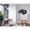 Kindersticker GELÄNDEWAGEN (Bildabmessungen 22 x 31,5 cm, Bildfarbe Grau)