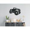 Kindersticker GELÄNDEWAGEN (Bildabmessungen 22 x 31,5 cm, Bildfarbe Grau)