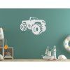 Kindersticker GELÄNDEWAGEN (Bildabmessungen 22 x 31,5 cm, Bildfarbe Grau)